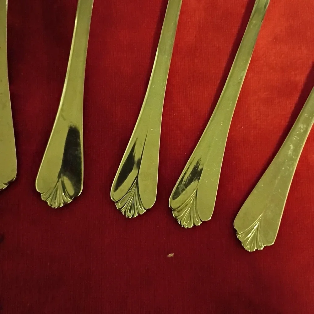 6 Teaspoons Farberware Bayport‎ Stainless Flatware Silverware Replacement 6.25